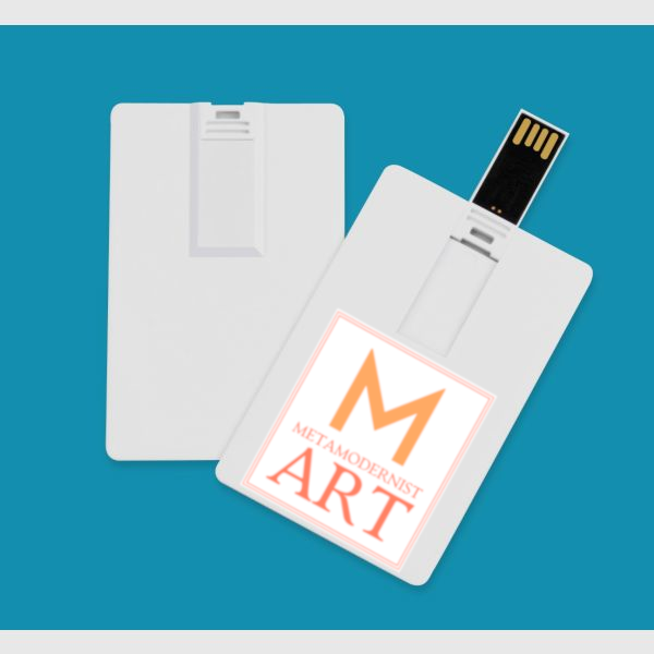 Metamodernist Art USB Drive for Unique Artwork Purchase accommpanying image UK Only